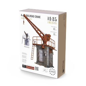 RT-Diorama 35495 4to. Railroad Crane Industrial Series - 3D Printed Model 1/35