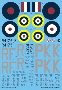 Techmod 24018 Hawker Hurricane Mk.Ic 1/24