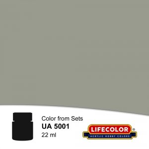 Lifecolor UA5001 Acrylic Aircraft Colors J3 Hai-Iro Grey 22ml