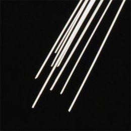 Plastruct 90709 Pręt 0,3mm x 0,3mm - 250mm (Styrene White) / 10 szt