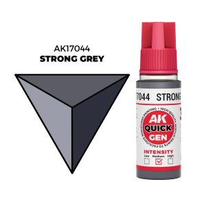 AK Interactive AK17044 STRONG GREY – QUICK GEN COLOR 18ml