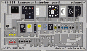 Eduard 49371 Lancaster interior 1/48 Tamiya