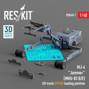 RESKIT RSK48-0007 MJ-4 Jammer (MHU-83 B/E) Early lift truck UPPER loading position (3D Printed model kit) (1/48)