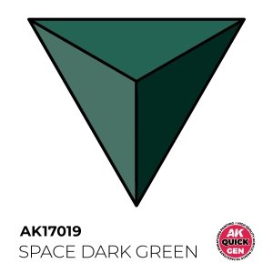 AK Interactive AK17019 SPACE DARK GREEN – QUICK GEN COLOR 18ml