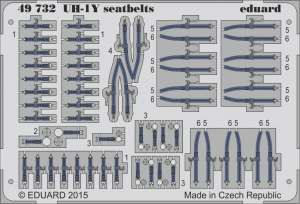 Eduard 49732 UH-1Y seatbelts 1/48 KITTY HAWK