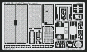 Eduard 35390 M-113 ACAV interior 1:35 Tamiya