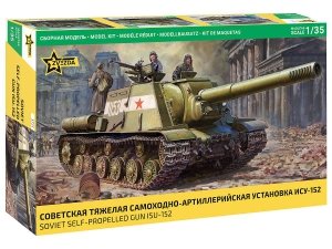 Zvezda 3721 SOVIET SELF-PROPELLED GUN ISU-152 1/35