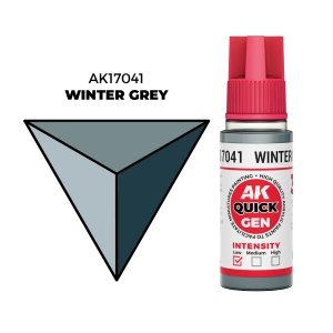 AK Interactive AK17041 WINTER GREY – QUICK GEN COLOR 18ml