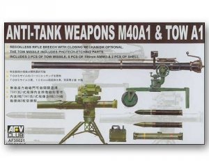 AFV Club 35021 Anti Tank Weapons M40A1 and TOW A1 1/35