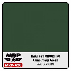 MR. Paint MRP-420 IJAAF #21 Midori Iro (Camouflage Green) 30ml