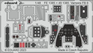 Eduard FE1385 Vampire FB.9 Airfix 1/48