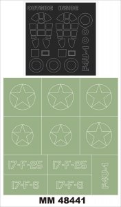 Montex MM48441 F4U-1 CORSAIR HOBBY BOSS 1/48