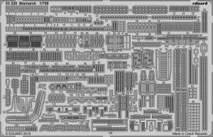 Eduard 53220 Bismarck MENG 1/700