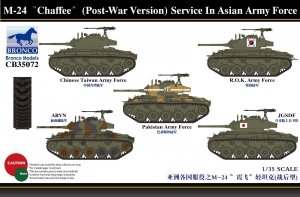 Bronco CB35072 Bronco M-24 Chaffee (Post-War Version) Serv. In Asia Army (1:35)