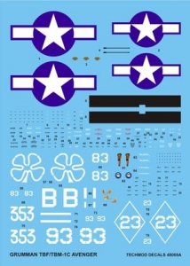 Techmod 48069 - Grumman TBM-1C Avenger (1:48)