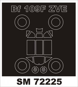 Montex SM72225 Bf 109F ZVEZDA