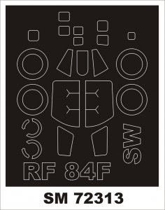 Montex SM72313 RF-84F Thunderflash SWORD 1:72
