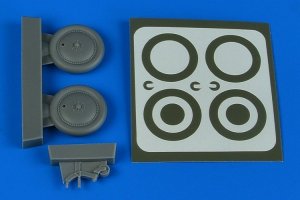 Aires 4869 K5Y Willow wheels & paint masks 1/48 Otaki