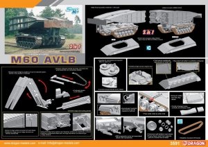 Dragon 3591 M60 AVLB Armored Vehicle Launched Bridge 1/35