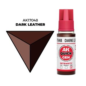 AK Interactive AK17048 DARK LEATHER – QUICK GEN COLOR 18ml