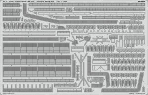 Eduard 53283 USS Constellation CV-64 part 3 - railings & safety nets TRUMPETER 1/350