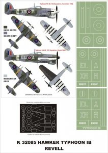 Montex K32085 Hawker Typhoon IB 1/32