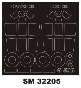 Montex SM32205 FIAT G-50B for SPECIAL HOBBY 1/32