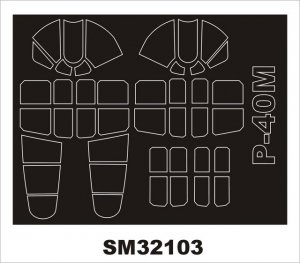 Montex SM32103 P-40M HASEGAWA