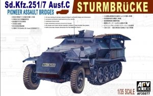 AFV Club 35077 Sd.Kfz. 251/7 ausf.C (with bridge) (1:35)
