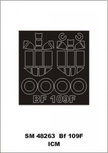 Montex SM48263 Bf 109F ICM