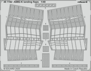 Eduard 481162 A6M2-K landing flaps EDUARD 1/48