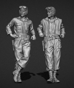 Panzer Art FI35-118 US tankers coverall set 1/35