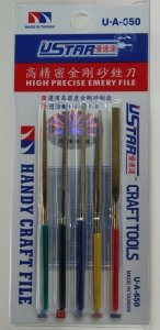 U-Star UA-90650 File Kit 180 (pilniki diamentowe 5 szt gradacja 180)