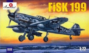 A-Model 07222 Messeschmitt FiSK-199 WWII German figther 1:72