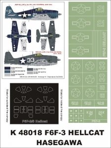 Montex K48018 F6F3 Hellcat  1/48