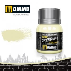 Ammo of Mig 0616 DRYBRUSH Light Sand 40ml