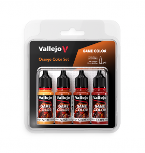 Vallejo 72381 Game Color Orange Color Set 4x18ml