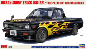 Hasegawa 20751 Nissan Sunny Truck (GB122) Fire Pattern w/Chin Spoiler 1/24