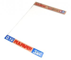 Tamiya 69948 Pla-Paper 0.05 mm B4 Size (364 x 257mm) 4 Pcs.