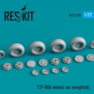 RESKIT RS72-0370 BOEING 737-800 WHEELS SET (WEIGHTED) 1/72
