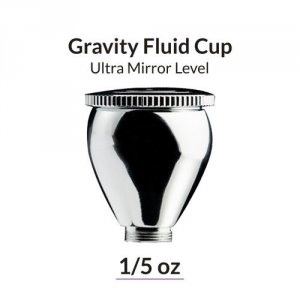 Gaahleri 47309 6 ml Ultra Mirror-Level Gravity Fluid Airbrush Cup