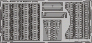 Eduard 36110 Matilda III/IV PSP rear plating TAMIYA 1/35