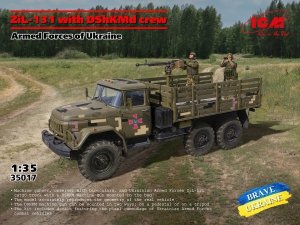 ICM 35017 ZіL-131 with DShKMd crew. Armed Forces of Ukraine 1/35