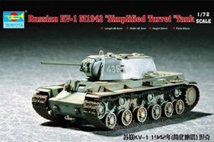 Trumpeter 07234 Russia KV-1(Model 1942) Simplified Turret Tank (1:72)