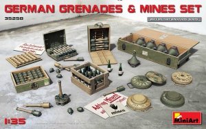 MiniArt 35258 GERMAN GRENADES & MINES SET 1/35
