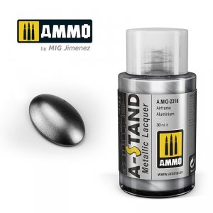 Ammo of Mig 2318 A-STAND Airframe Aluminium 30ml