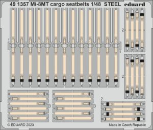 Eduard 491357 Mi-8MT cargo seatbelts STEEL TRUMPETER 1/48