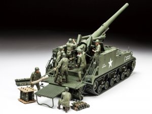 Tamiya 35351 U.S. Self-Propelled 155mm Gun M40 1/35