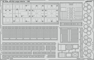 Eduard 481038 HH-34J cargo interior TRUMPETER 1/48