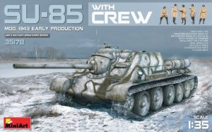 MiniArt 35178 SU-85 Mod. 1943 Early Production w/Crew 1/35